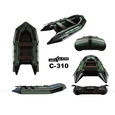 Сланевая моторная лодка С-310 (зеленая) 1070005 фото