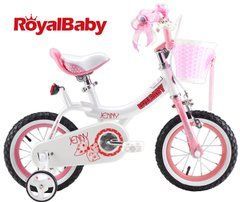 Детский велосипед Royal Baby Princess Jenny Girl Steel Rb18G-4 Бело-Розовый Royal Baby Princess Jenny Girl 20501671 фото