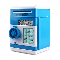 Дитяча скарбничка-сейф з кодом MK 4524 з купюроприймачем (Синій) 21307855 фото