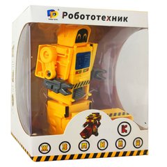 Детский робот-трансформер Буква D622-H092, 10 см (Л-Жёлтый) 21307718 фото