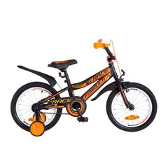 Велосипед 16 Formula RACE усилен. рама-9 St черно-оранжевый (м) с крылом Pl 2018 1890283 фото