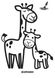 Детская раскраска "Жирафёнок" 403556, 8 страниц 21307089 фото 2