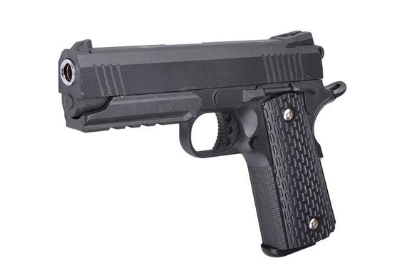 G25 Страйкбольний пістолет Galaxy Colt 1911 Rail метал чорний 20500069 фото