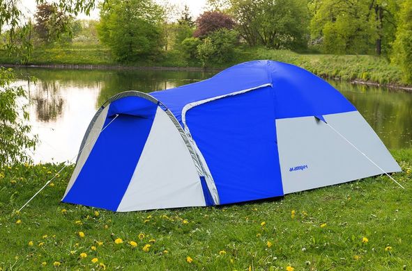 Палатка 4-х местная Presto Acamper Monsun 4 Pro синий - 3500мм. H2О - 4,1 кг. 22600071 фото