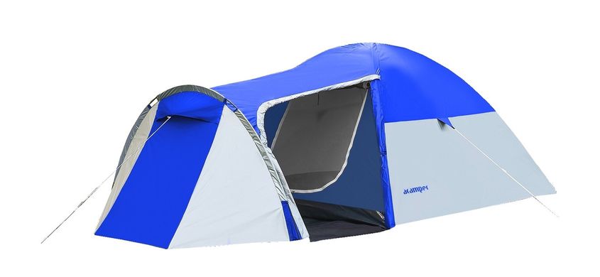 Палатка 4-х местная Presto Acamper Monsun 4 Pro синий - 3500мм. H2О - 4,1 кг. 22600071 фото