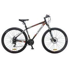 Велосипед 29 Leon TN-90 AM 14G DD рама-21 Al черно-бело-оранжевый 2016 1890115 фото