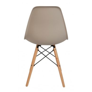 Крісло для кухні на ніжках Bonro В-173 Full Kd коричневе (4 шт) 7000658 фото