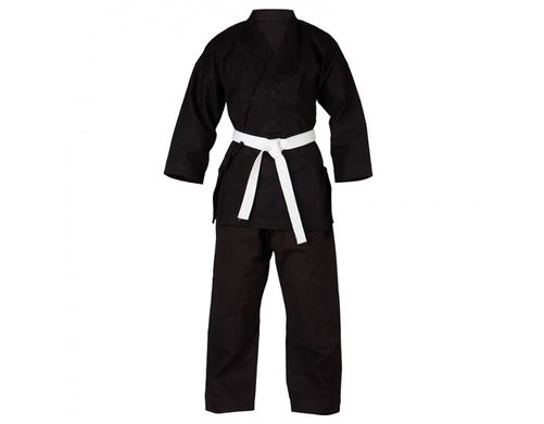 Кимоно каратэ (130 см, черный) 1450183 фото