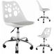 Крісло офісне, комп&apos;ютерне Bonro B-881 біле з сірим сидінням 7000396 фото 1