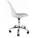 Кресло офисное, компьютерное Bonro B-881 белое с серым сиденьем 7000396 фото 5