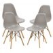 Кресло для кухни на ножках Bonro В-173 Full Kd коричневое (4 шт) 7000658 фото 11