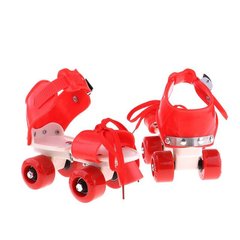 Квадровые ролики Profi MS 0053 4 колеса, раздвижные размер (27-30) (Красный) 21307225 фото
