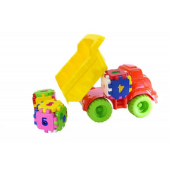 Детский игровой песочный набор 013585 с развивающим кубиком (Оранжевый с жёлтым) 21301728 фото