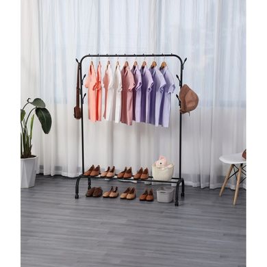 Вешалка стойка для одежды напольная Bonro B62 черная 7000482 фото