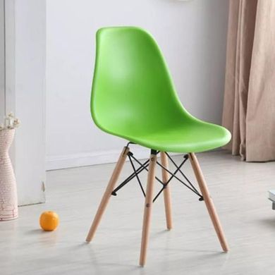Крісло для кухні на ніжках Bonro В-173 FULL KD зелене (3 шт) 7000576 фото