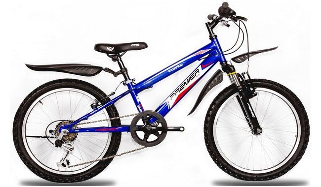 Велосипед сталь Premier Samurai20 10 синий с черн-красн-бел 1080095 фото