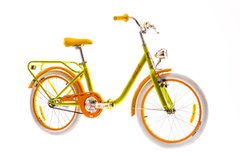 Велосипед 20 Dorozhnik STAR 14G рама-13 St зеленый с багажником зад St, с крылом St, с фонарём 2017 1890072 фото