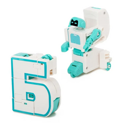 Іграшковий трансформер D622-H090 робот + літера (Прибиральник) 21307676 фото