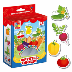 Игра для малышей "Овощи, фрукты" VT3106-03 на магнитах 21304154 фото