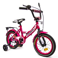 Велосипед дитячий 2-х колісний 14" 211403 (RL7T) Like2bike Sky, рожевий, рама сталь, з дзвінком 21300384 фото