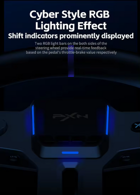 Игровой руль PXN V9 GEN2 с педалями и коробкой передач для PS4, PS3, Xbox X/S, PC (PXN-V9GEN2) 22500078 фото
