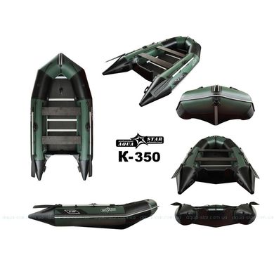 Килевая моторная лодка К-350 (зеленая) 1070014 фото