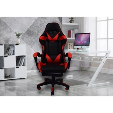 Кресло геймерское Bonro B-810 красное с подставкой для ног 7000213 фото