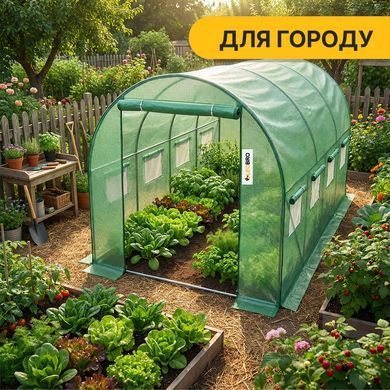 Усиленная садовая теплица LEOBRO Garden 10м&sup2; Green (LB-G106-GRN) 22500028 фото