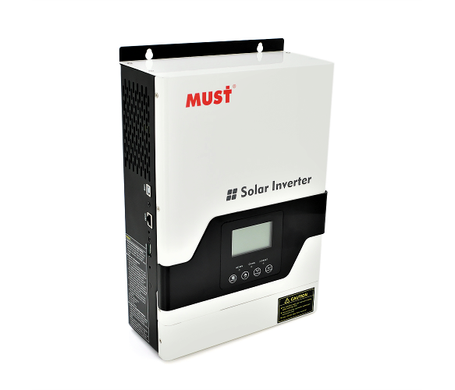 Гібридний інвертор MUST PV18-1012VPM, 1000W, 12V, ток заряду 10/20A, 160-275V, MPPT (60а, 105 vdc) 20500848 фото