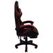 Кресло геймерское Bonro B-810 красное с подставкой для ног 7000213 фото 3