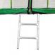 Батут Atleto 312 см з подвійними ногами з сіткою зелений (2 місця) 7000178 фото 6