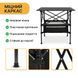 Раскладной туристический стол для пикника LEOBRO 52x52x50 см (LB-1116) 22500280 фото 7
