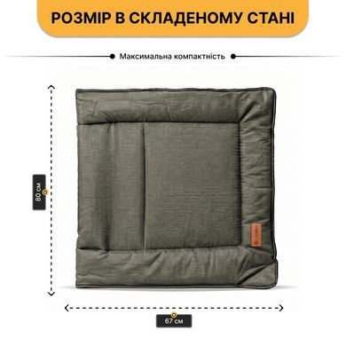 Раскладная кровать (раскладушка) со встроенным матрасом LEOBRO Khaki (LB-FB-S1-KHA) 22500079 фото