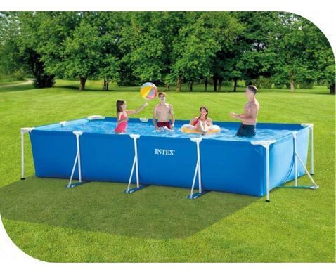 Intex 28274, каркасный бассейн Rectangular Frame Pool 20501517 фото