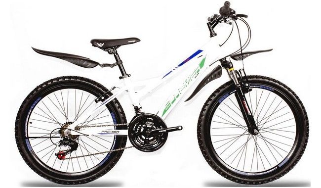 Велосипед алюминий Premier Eagle24 13 белый с голуб-зелен-крас 1080052 фото