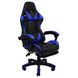 Кресло геймерское Bonro B-810 синее с подставкой для ног 7000214 фото 11