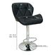 Барный стул со спинкой Bonro B-087 черный 7000086 фото 10