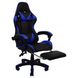 Кресло геймерское Bonro B-810 синее с подставкой для ног 7000214 фото 5