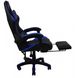 Кресло геймерское Bonro B-810 синее с подставкой для ног 7000214 фото 4