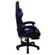 Кресло геймерское Bonro B-810 синее с подставкой для ног 7000214 фото 3