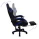 Кресло геймерское Bonro B-810 синее с подставкой для ног 7000214 фото 15
