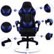 Кресло геймерское Bonro B-810 синее с подставкой для ног 7000214 фото 14