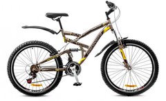 Велосипед 26 Discovery CANYON AM2 14G Vbr рама-19 St серо-черно-желтый (м) с крылом Pl 2017 1890024 фото