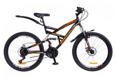 Велосипед 26 Discovery CANYON AM2 14G DD рама-19 St черно-оранжевый (м) с крылом Pl 2018 1890397 фото