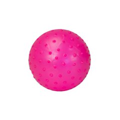 Мяч антистресс MB0105 с шипами, резиновый 16см (Розовый) 21306799 фото