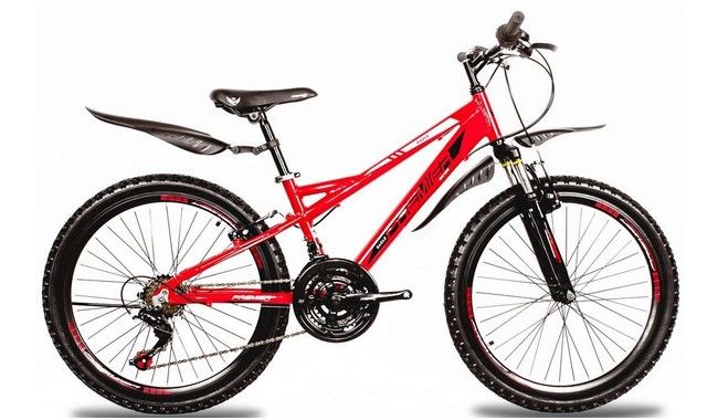 Велосипед алюминий Premier Eagle24 13 красный с черн-бел 1080053 фото