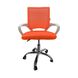 Крісло офісне Bonro 619 біло-оранжеве 7000399 фото 3