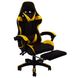 Кресло геймерское Bonro B-810 желтое с подставкой для ног 7000215 фото 8