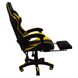 Кресло геймерское Bonro B-810 желтое с подставкой для ног 7000215 фото 7