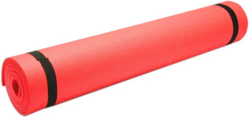 Йогамат, коврик для йоги M 0380-3 материал EVA (Красный) 21303356 фото